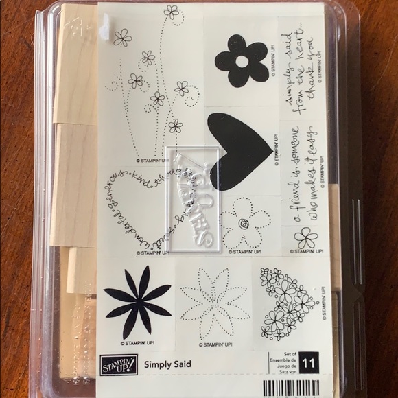 Stampin’ Up “Simply Said” & “I Hearts” NWT❣️ - Picture 3 of 5